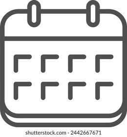 Vektorgrafik des Kalendersymbol