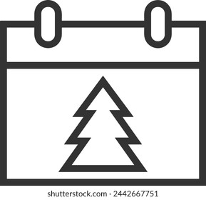 Símbolo de icono de calendario imagen vectorial