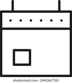 Calendar icon symbol vector image
