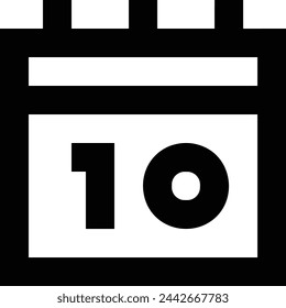 Calendar icon symbol vector image
