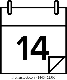 Calendar icon symbol vector image