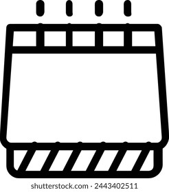 Calendar icon symbol vector image