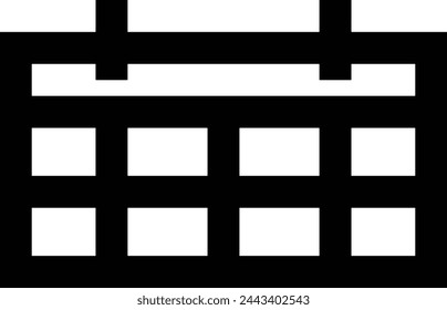 Calendar icon symbol vector image