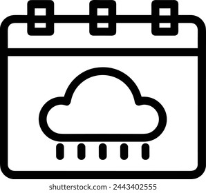 Calendar icon symbol vector image