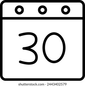 Calendar icon symbol vector image