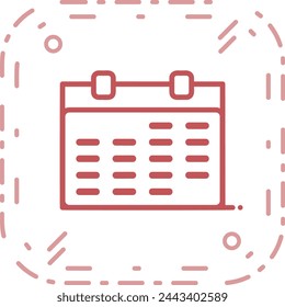 Calendar icon symbol vector image