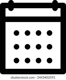 Vektorgrafik des Kalendersymbol