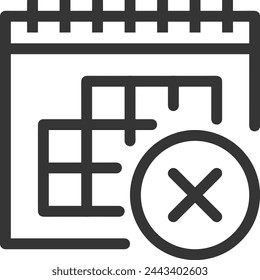 Vektorgrafik des Kalendersymbol