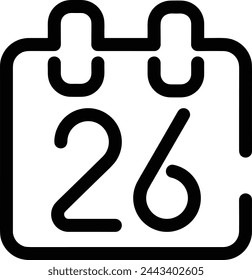 Calendar icon symbol vector image