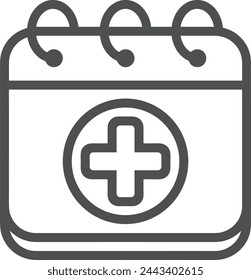 Calendar icon symbol vector image