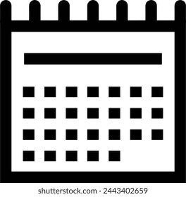 Calendar icon symbol vector image