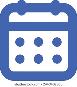 Símbolo de icono de calendario imagen vectorial