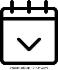 Vektorgrafik des Kalendersymbol