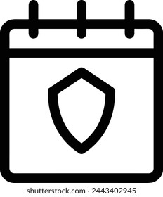 Calendar icon symbol vector image