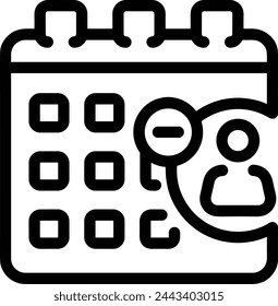 Calendar icon symbol vector image