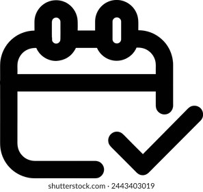 Calendar icon symbol vector image