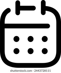 Vektorgrafik des Kalendersymbol