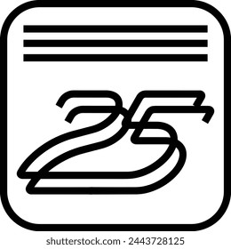 Símbolo de icono de calendario imagen vectorial
