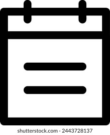 Vektorgrafik des Kalendersymbol