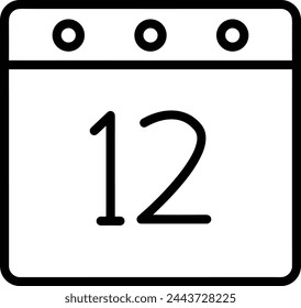 Calendar icon symbol vector image