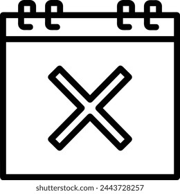 Vektorgrafik des Kalendersymbol