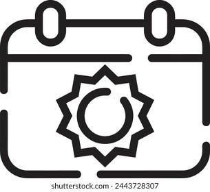 Vektorgrafik des Kalendersymbol