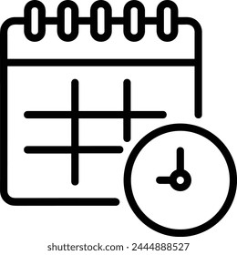 Símbolo de Vector de calendario Imagen