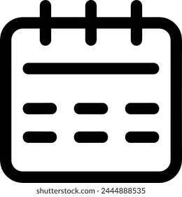 Calendar icon symbol vector image