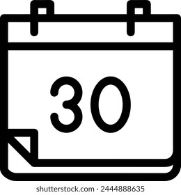 Símbolo de Vector de calendario Imagen