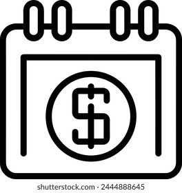 Calendar icon symbol vector image