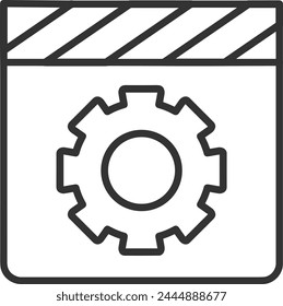 Calendar icon symbol vector image