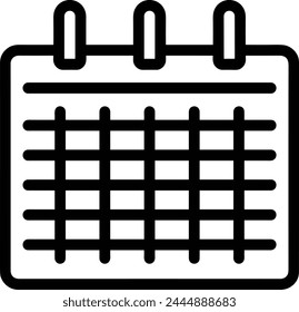 Calendar icon symbol vector image