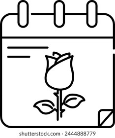 Símbolo de Vector de calendario Imagen