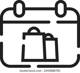 Símbolo de Vector de calendario Imagen
