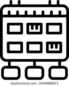 Símbolo de Vector de calendario Imagen