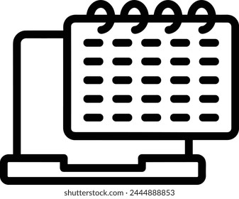 Símbolo de Vector de calendario Imagen
