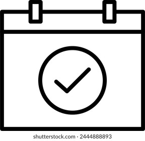 Calendar icon symbol vector image