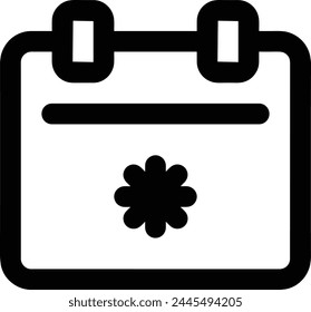 Calendar icon symbol vector image