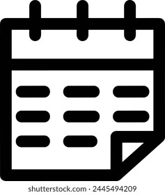 Calendar icon symbol vector image