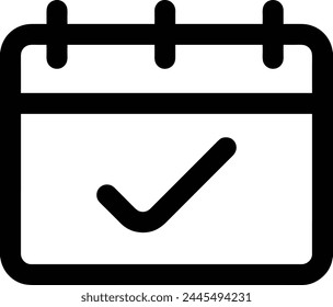 Símbolo de Vector de calendario Imagen