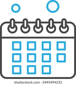 Calendar icon symbol vector image