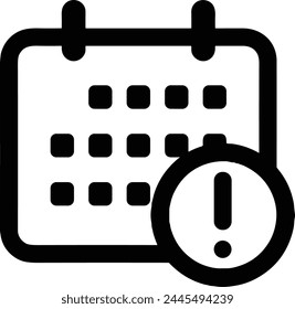 Calendar icon symbol vector image