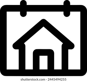 Calendar icon symbol vector image