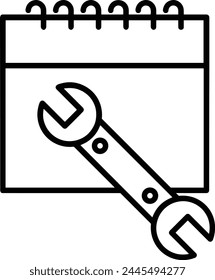 Símbolo de Vector de calendario Imagen