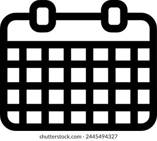 Calendar icon symbol vector image