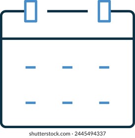 Calendar icon symbol vector image