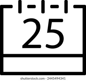 Símbolo de Vector de calendario Imagen