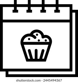 Calendar icon symbol vector image