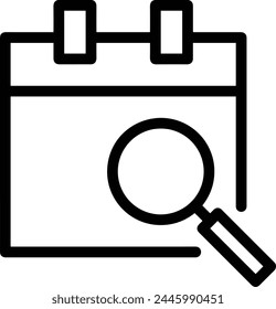 Calendar icon symbol vector image
