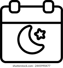 Calendar icon symbol vector image